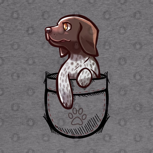 Pocket Cute German Shorthair Pointer Dog by TechraPockets